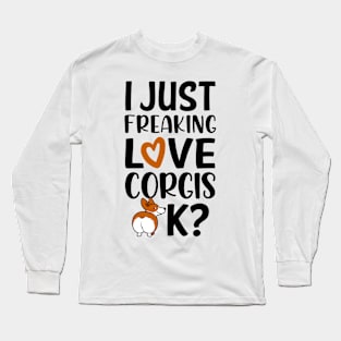 Love Corgis Long Sleeve T-Shirt